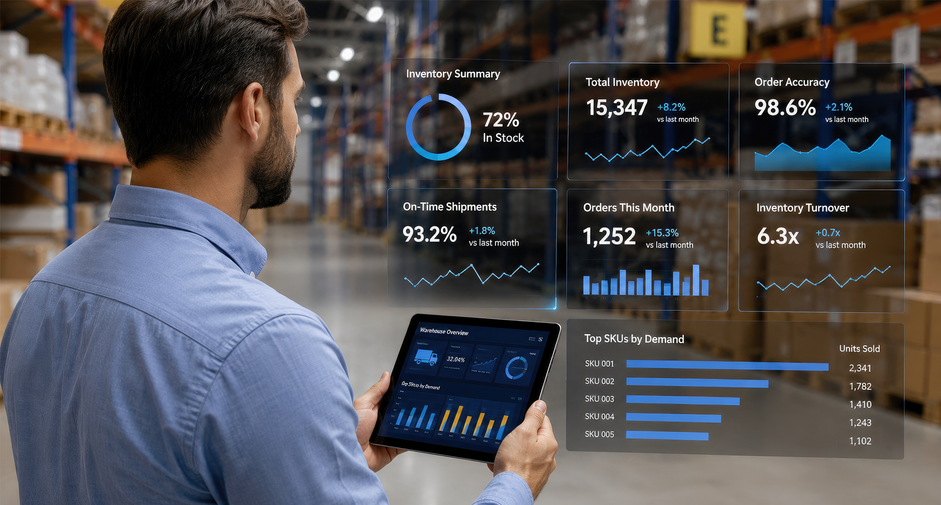 Logistica e Supply Chain – il Caso d’Uso più Critico dei Silos Applicativi Silos applicativi ERP CRM WMS – responsabile di magazzino che verifica dati di inventario in tempo reale su tablet